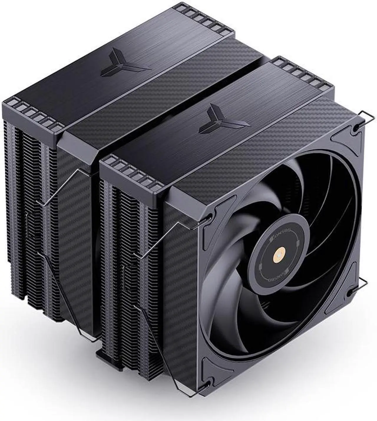 Alt view image 5 of 7 - JONSBO HX-6280 Black, FDB Bearing High-Performance CPU Cooler ,Dual-Tower Dual-Fan, 6 Heatpipes Radiator, D-TDP280W Heatsink,High-precision CNC Bottom Black