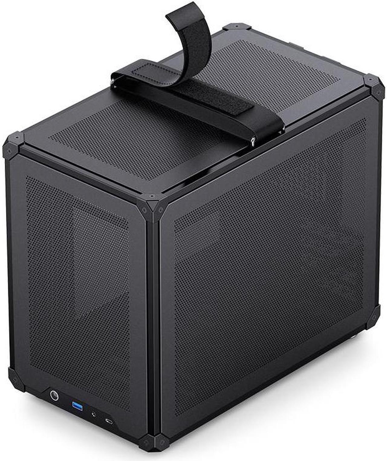 Alt view image 2 of 7 - JONSBO C6 MAX BLACK Micro ATX PC Case,Handled Mesh Chassis,1-Side Penetration, Simple Compact Desktop computer case, ATX Power Bite (L220mm Max.),Support 170mm CPU Cooler,Panels Tool-free Open,Black