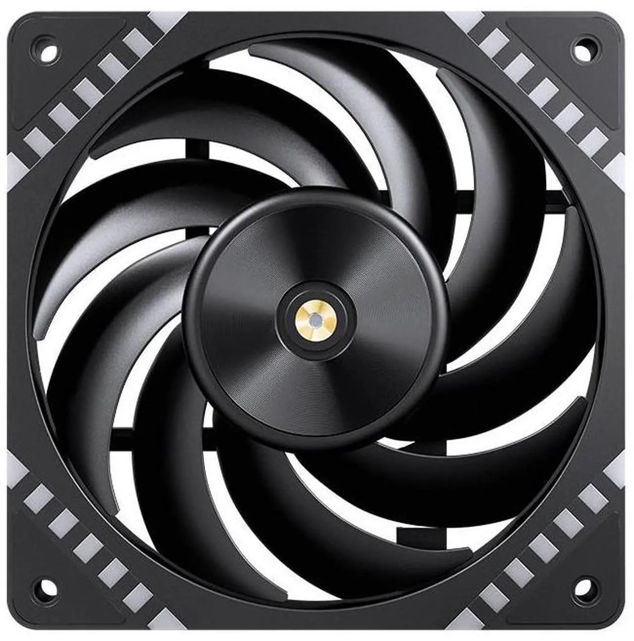 Alt view image 3 of 5 - JONSBO HF2-120B 120 mm High Performance PC Fan, 12cm Regular Case Fan FDB Bearing, ARGB lighting,9 Fan Blades, 5-year Warranty, Black