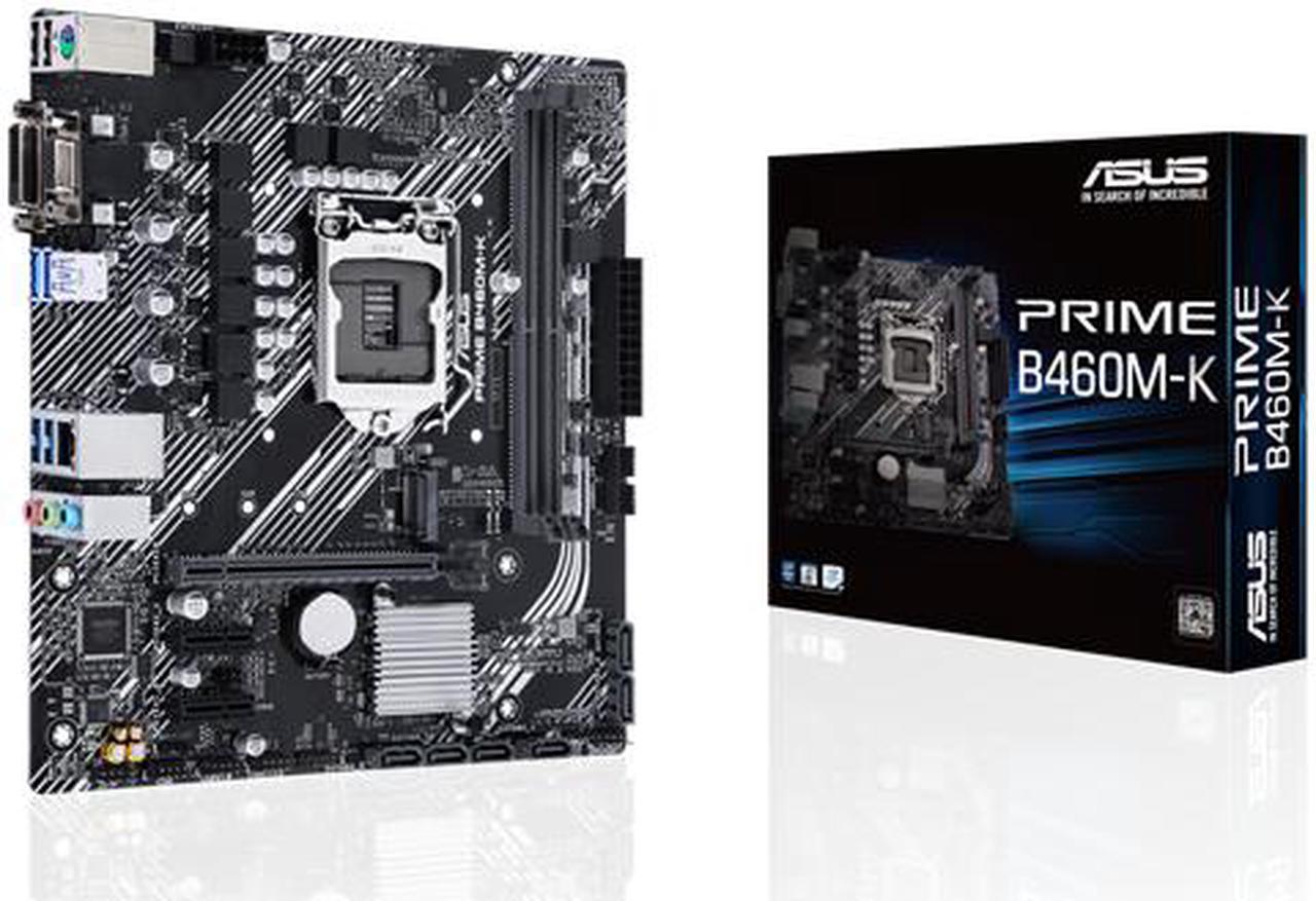 ASUS PRIME B460M-K LGA 1200 Intel B460 SATA 6Gb/s Micro ATX Intel Motherboard