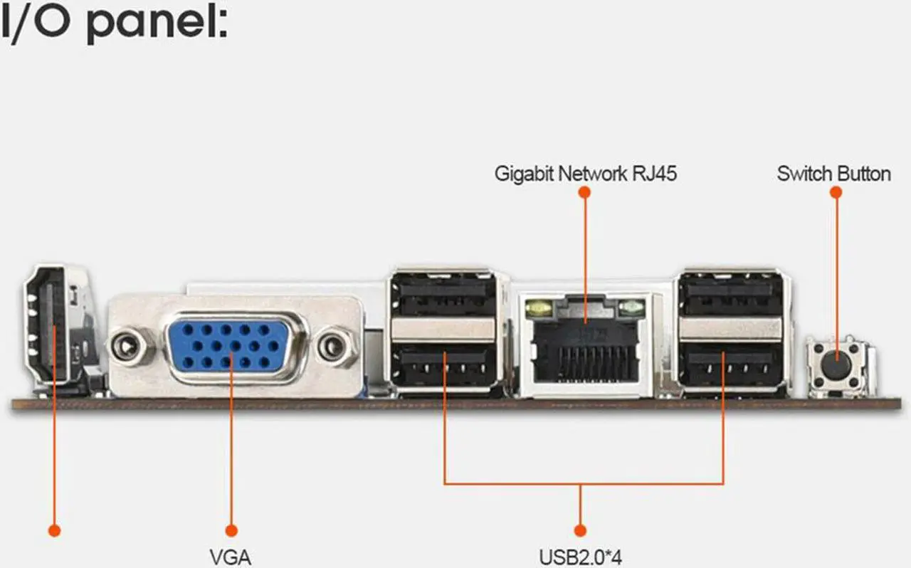 Alt view image 6 of 6 - BTC-S37 Mining Motherboard, Mining Machine Motherboard CPU 8 Video Card Slots  8 GPU DDR3 Memory Integrated, Onboard Memory, VGA Interface Low Power Consume for Mining Machine