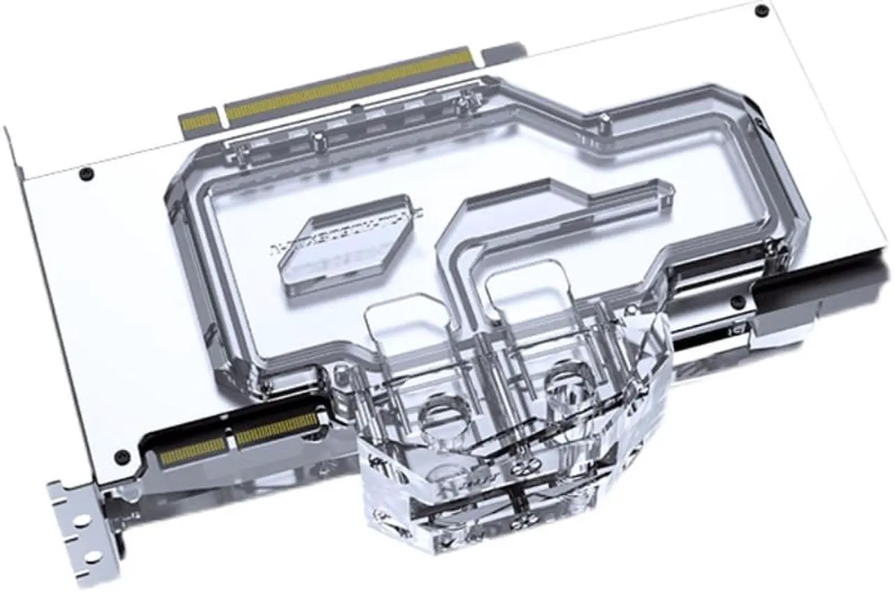Alt view image 7 of 7 - Bykski Full Coverage GPU Water Block w/ Integrated Active Backplate for AIC Reference RTX 3090 (N-RTX3090H-TC-V2)