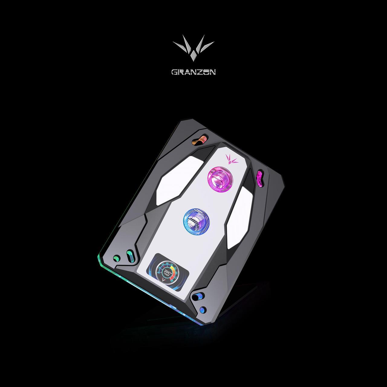 Alt view image 4 of 12 - Granzon Advanced CPU Block With Temperature Display For AMD Ryzen3/5/7/9/ThreadRipper, Water Cooling Cooler GAMS AMD Platform