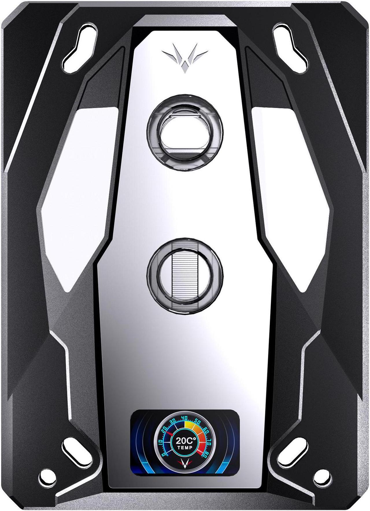 Alt view image 5 of 12 - Granzon Advanced CPU Block With Temperature Display For AMD Ryzen3/5/7/9/ThreadRipper, Water Cooling Cooler GAMS AMD Platform