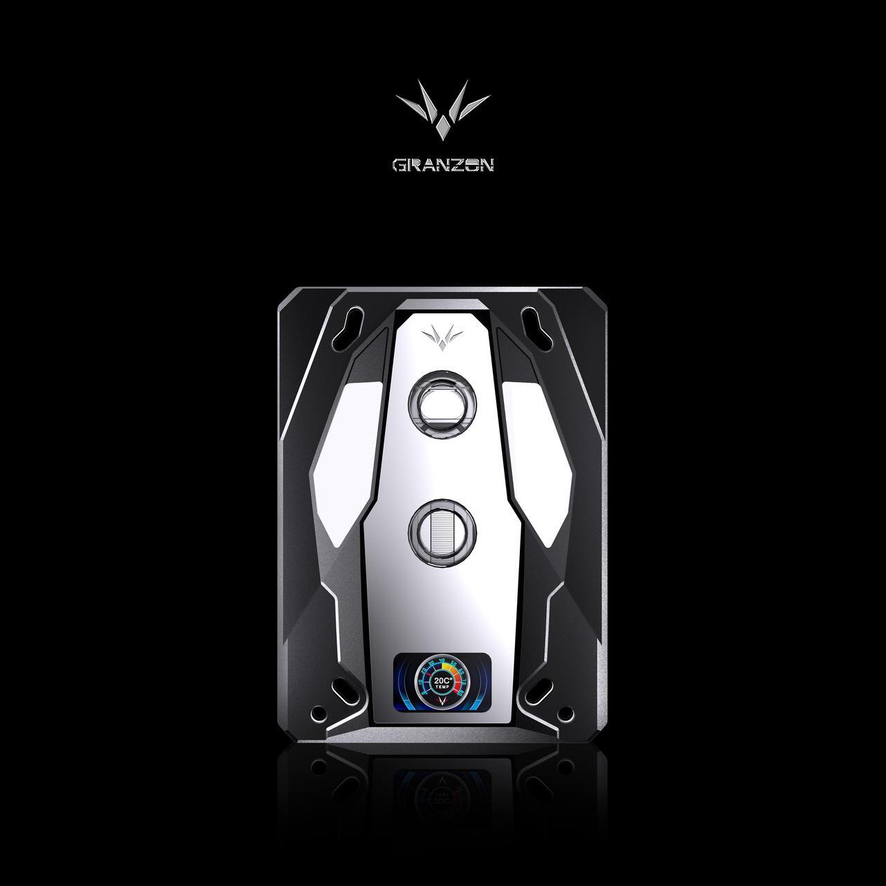 Alt view image 2 of 12 - Granzon Advanced CPU Block With Temperature Display For AMD Ryzen3/5/7/9/ThreadRipper, Water Cooling Cooler GAMS AMD Platform