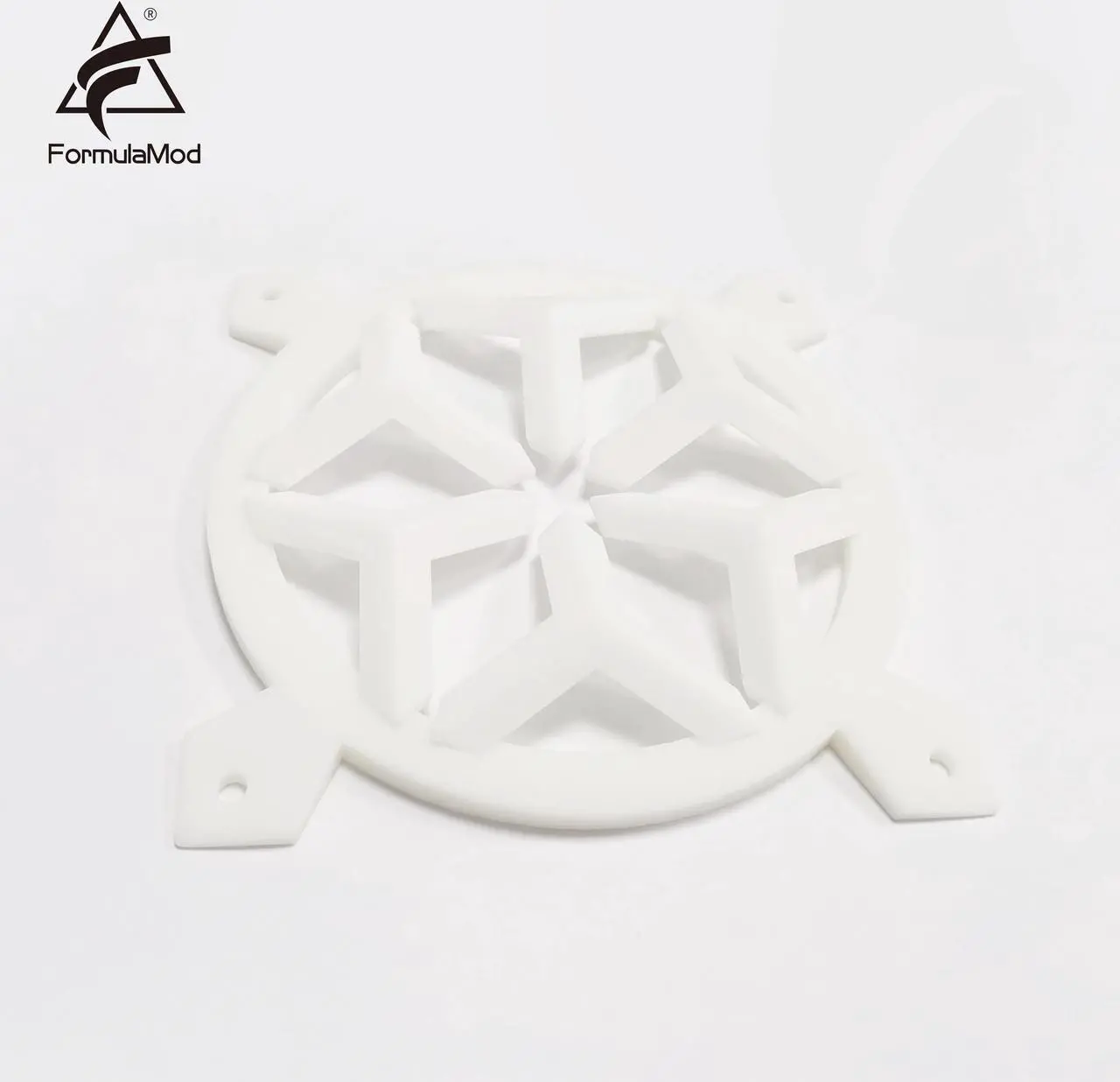 Alt view image 4 of 4 - FormulaMod 3D Printed Semi-finished Fan Cover, Spray Paint By Yourself, Resin Material, Durable, Suitable For 12cm Fans, One Set 3 Pcs