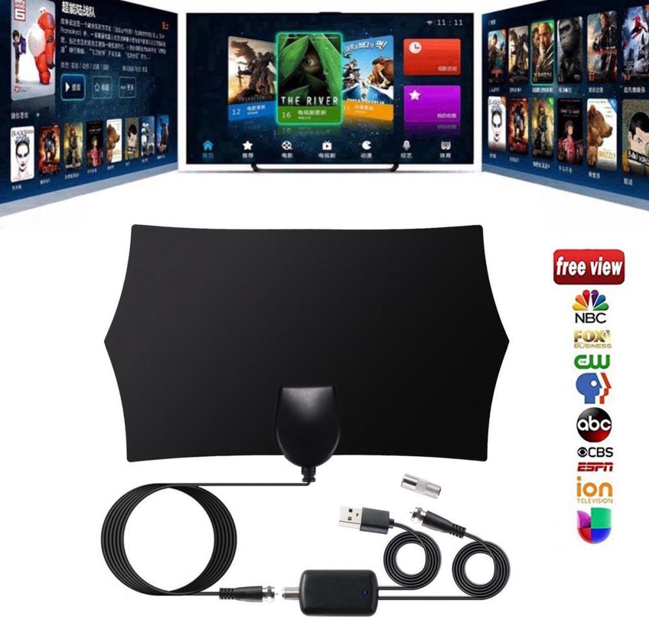 Alt view image 2 of 7 - 960 Mile Range Antenna TV Digital HD Skywire 4K Antenna Digital Indoor HDTV 1080P
