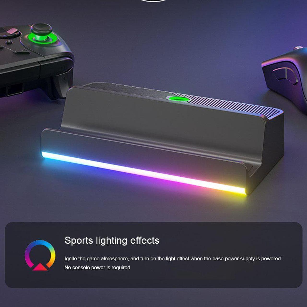 Alt view image 7 of 7 - 5-in-1 Docking Station for Valve Steam Deck, Charging Base with 4K@60Hz HDMI-compatible for TV, with 1000Mbps RJ45 Port