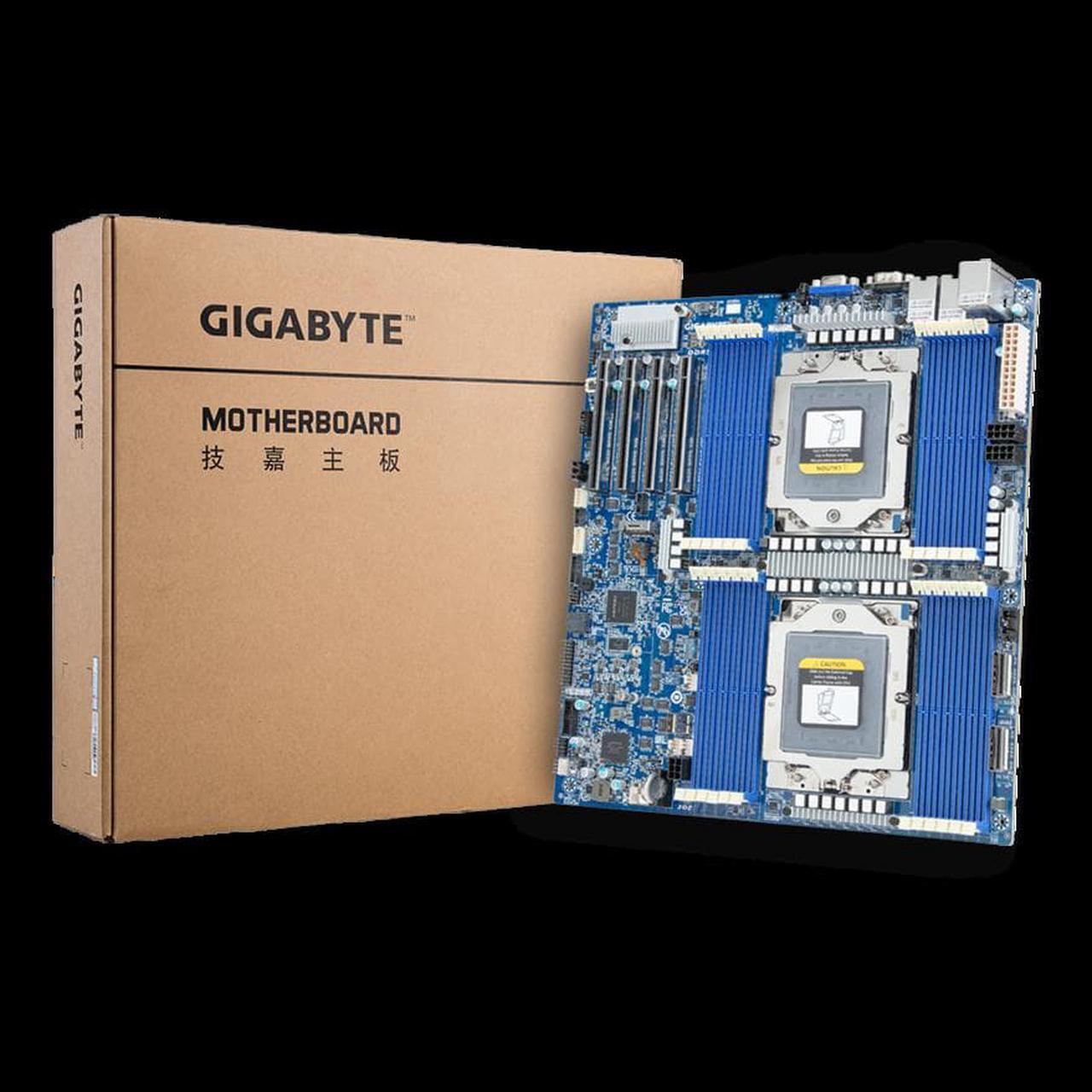 Alt view image 4 of 4 - GIGABYTE MZ73-LM0 Rev. 3.x Motherboard - AMD EPYC™ 9005/9004 - E-ATX DP PCIe Gen5 cTDP 400W