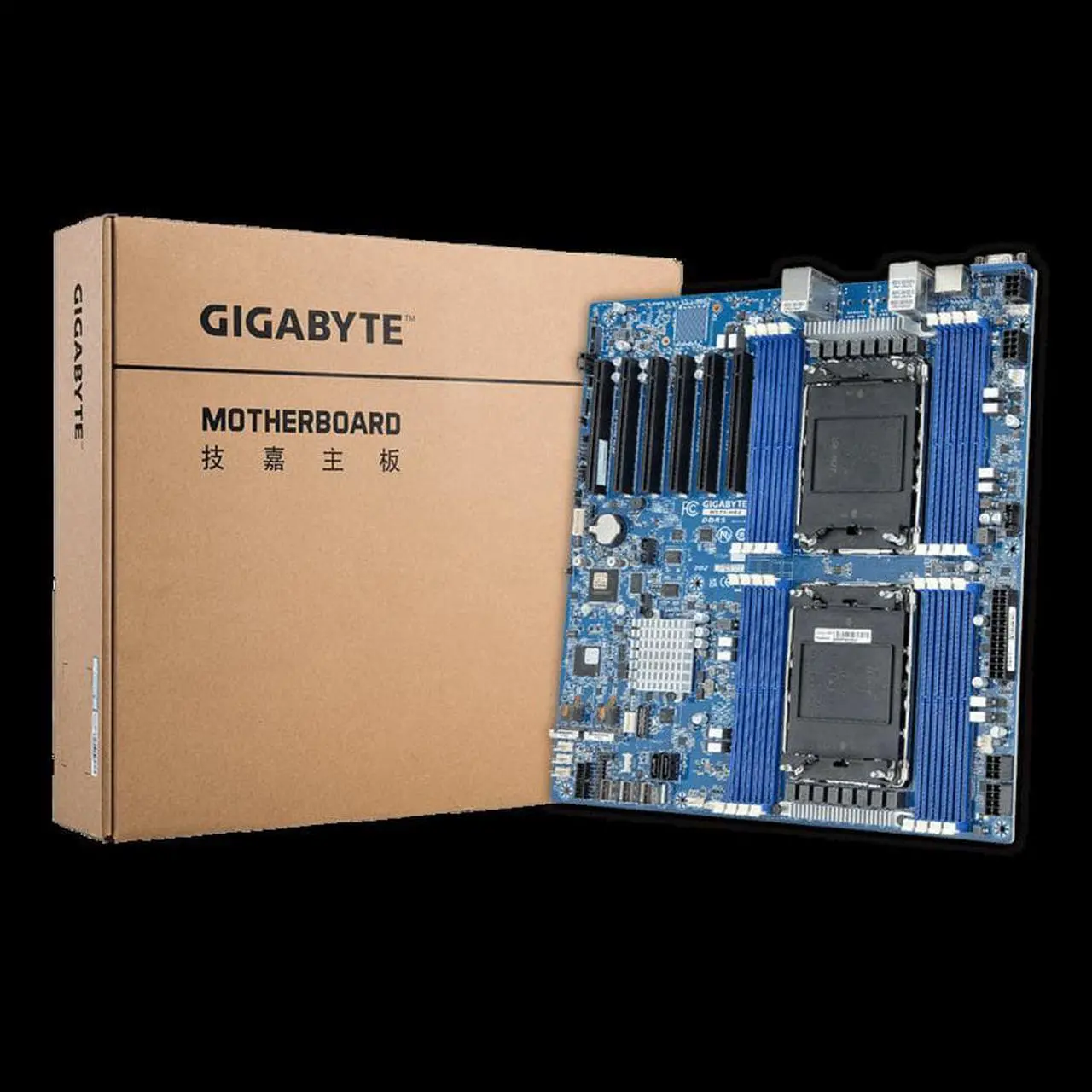 Alt view image 4 of 4 - GIGABYTE MS73-HB1 Server Motherboard - 5th/4th Gen Intel® Xeon® Scalable - E-ATX DP