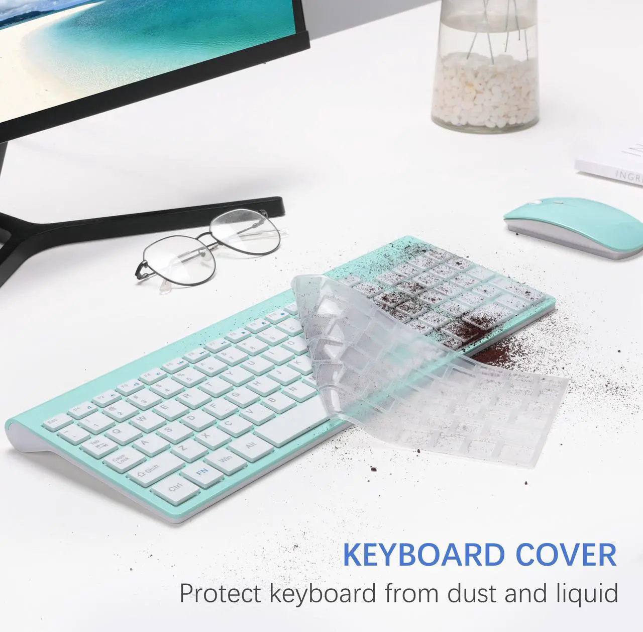 TopMate Wireless Keyboard and Mouse Combo - Thumbnail 4