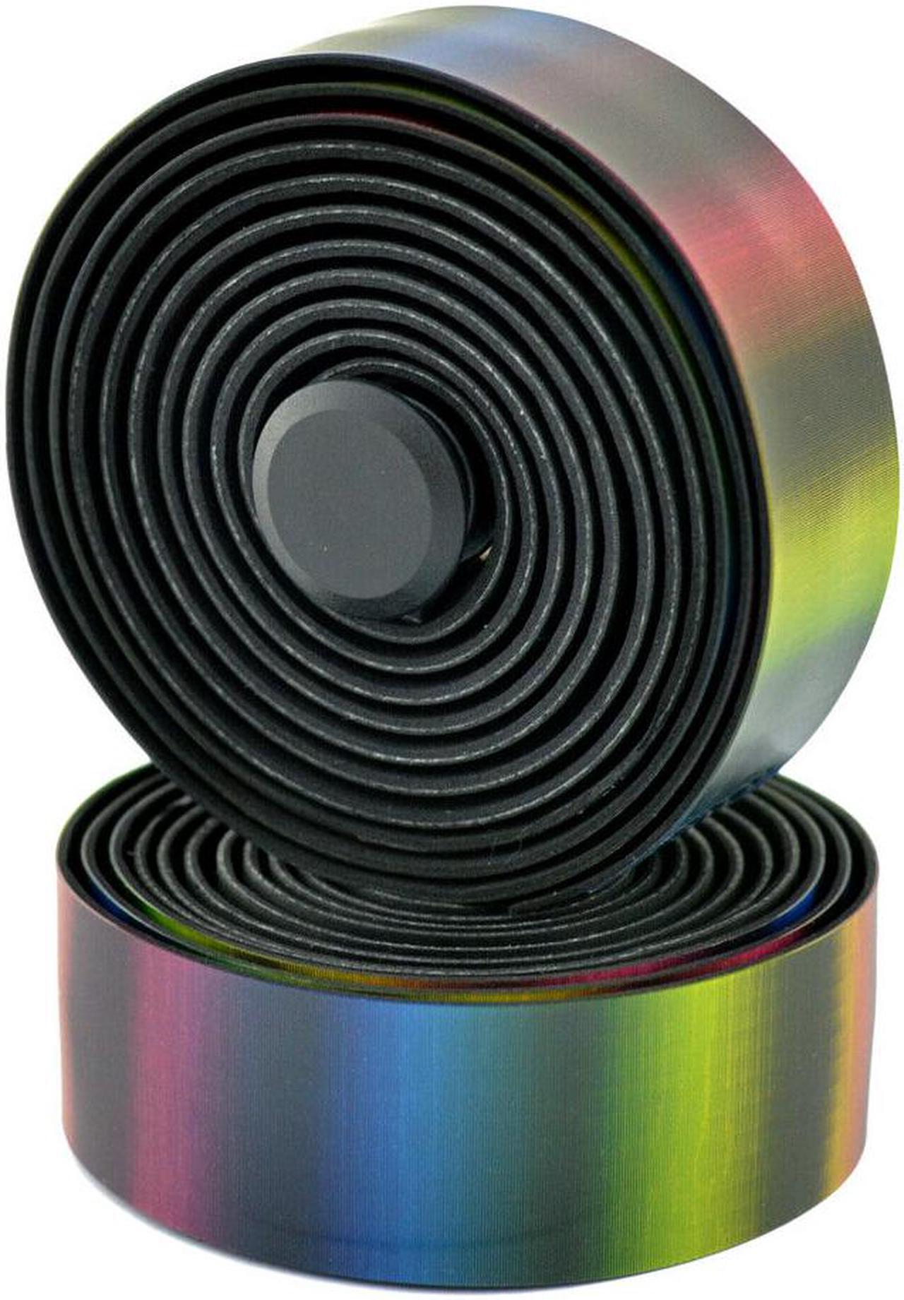 Alt view image 2 of 5 - VELO VLT-3114 TPU Handlebar Tape Rainbow/Black, VL2165