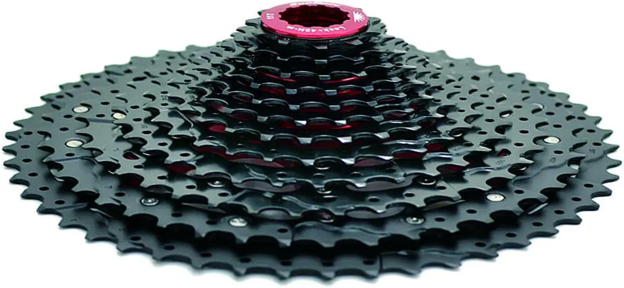 Alt view image 2 of 3 - SunRace CSMZ902 11-51T 12 Speed Wide Ratio Cassette, Black, ST1911