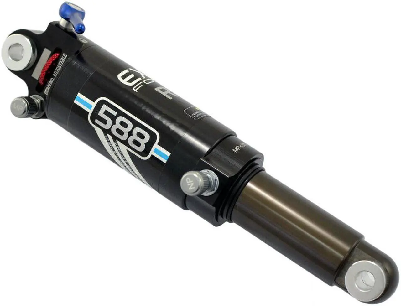 Alt view image 5 of 7 - KIND SHOCK KS EXAForm 588RL Dual Air Rear Shock With Lockout,190X50mm, VH2153