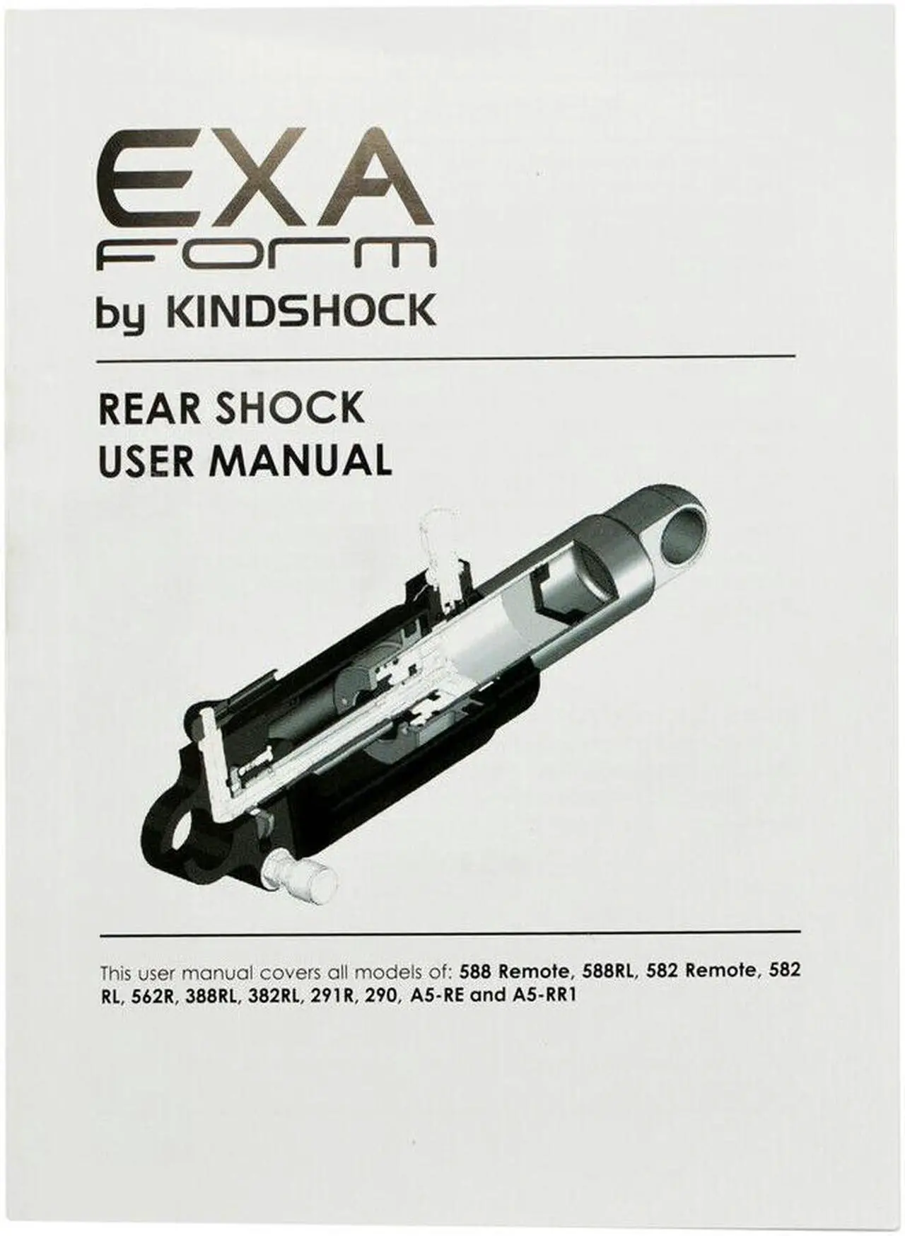 Alt view image 6 of 7 - KIND SHOCK KS EXAForm 588RL Dual Air Rear Shock With Lockout,190X50mm, VH2153