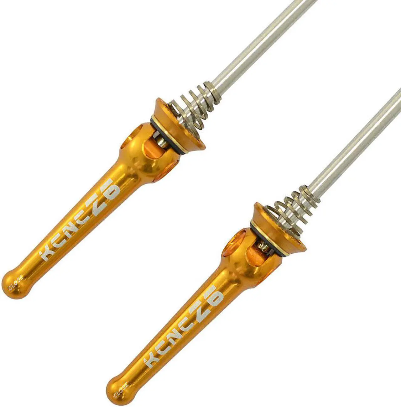 Alt view image 2 of 3 - KCNC Z6 KQR Road Stainless Axle Hub Skewer, Gold, KQR-04-RD-G, SK2147