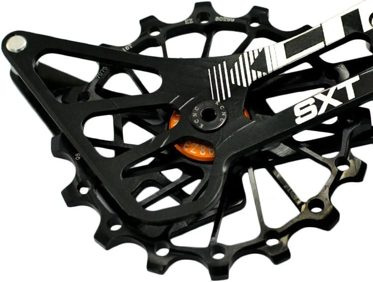 Alt view image 4 of 5 - KCNC SXT MTB Cycling Bike Oversized Pulley Cage For Shimano M9000 and M8000, Black, KOT39-004, SK1959