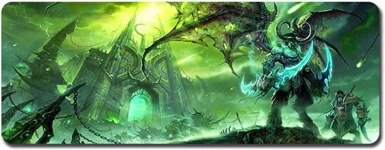 Cloth Mouse Pad,Professional Large Gaming Mouse Pad, 025 World of Warcraft Mouse Pad,Extended Size Desk Mat Non-slip Rubber Mouse Mat