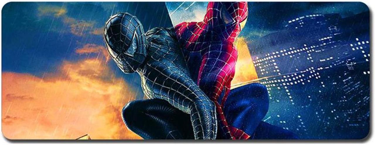 Cloth Mouse Pad,Professional Large Gaming Mouse Pad,007 Spider-Man Mouse Pad,Extended Size Desk Mat Non-slip Rubber Mouse Mat