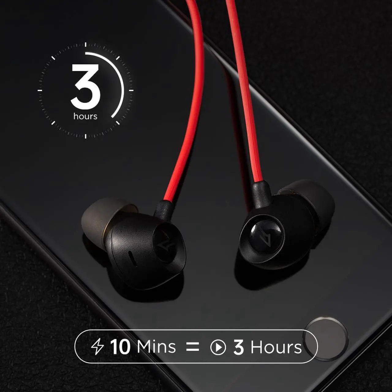 Alt view image 7 of 7 - 1MORE Wireless Earbuds Bluetooth Headphones Sport In-Ear Neckband Bluetooth Earphones with Microphone, VR 3D Stereo Wireless Sound, LED, Fast Charging, Environmental Noise Cancellation