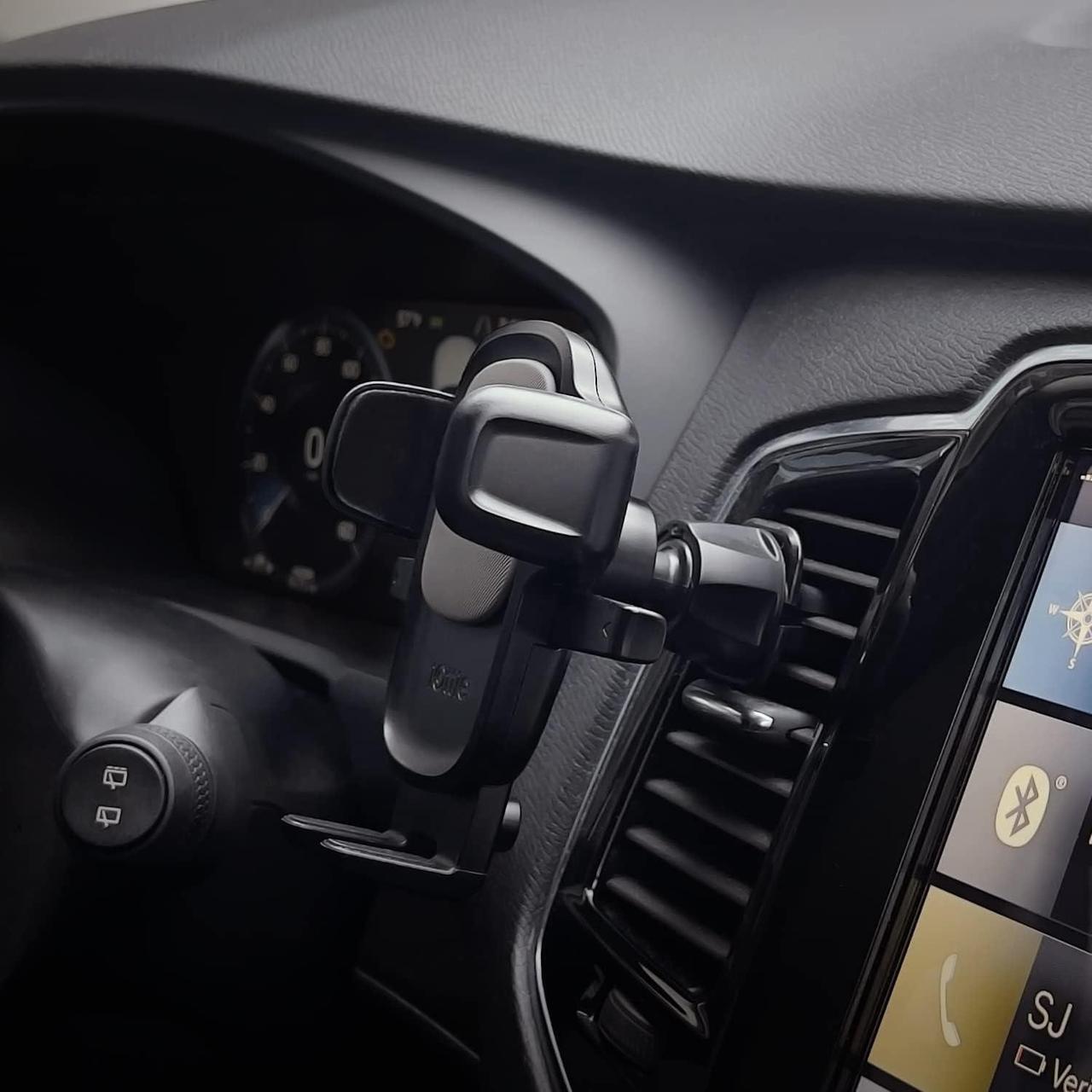 Alt view image 6 of 6 - Easy One Touch Signature Air Vent & Flush Mount Combo - Universal Car Mount Phone Holder for iPhone Google  Moto  Nokia LG and all other Smartphones