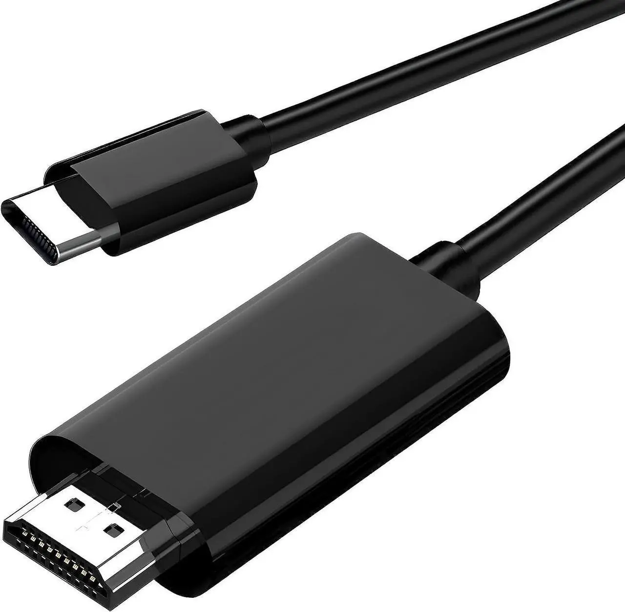 Main image of USB C to HDMI Cable 6ft 4K for Monitor HDMI to USB C Adapter for MAC USBC to HDMI Converter vga for iPad pro USB C to HDMI Adapter for MacBook air USB Type C to HDMI Cord for Chromebook TV
