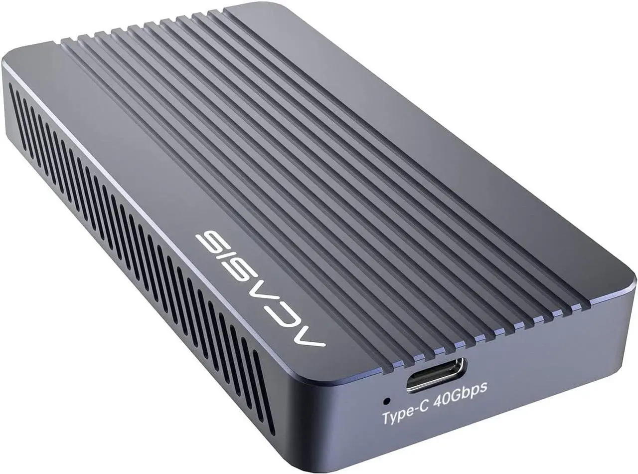 Main image of ACASIS 40Gbps M.2 NVMe SSD Enclosure, Upgraded Sturdy 8TB USB-C Aluminum External Hard Drive Enclosure, for M1 Pro/Max Mac, Support 2280 B+M M-Key PCIe, Compatible with USB4/3.2/3.1/3.0/2.0