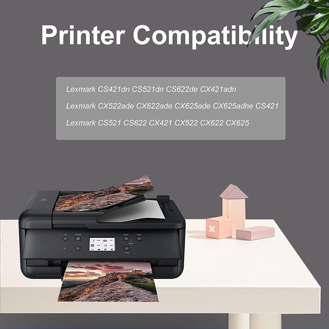 Alt view image 2 of 7 - ABTOCAR TonerSave Remanufactured Black Toner  CX421adn CS421dn CS521dn CS622de CX522ade CX622ade CX625ade CX625adhe (1-Pack, 78C1XK0)