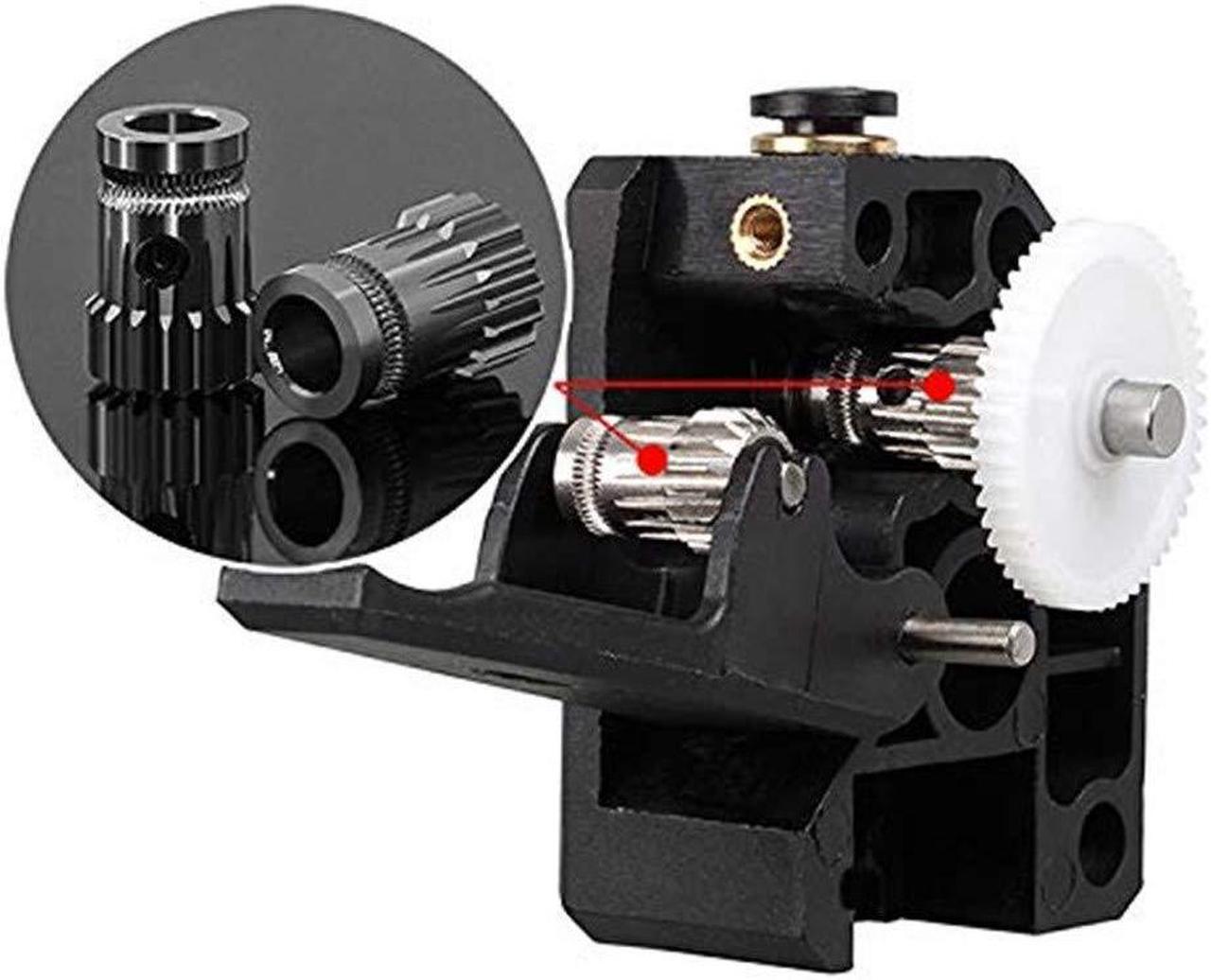 Alt view image 2 of 7 - 3Dman Dual Drive Bowden Extruder Universal Geared Extruders for Ender 3 V2, Ender 3 Pro, Ender 3 Series, CR10 Series, Mega S, Tevo Tornado, Wanhao D9, Anet A8 E10, Prusa I3 and DIY 3D Printer