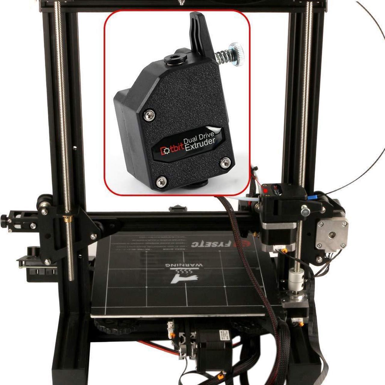 Alt view image 6 of 7 - 3Dman Dual Drive Bowden Extruder Universal Geared Extruders for Ender 3 V2, Ender 3 Pro, Ender 3 Series, CR10 Series, Mega S, Tevo Tornado, Wanhao D9, Anet A8 E10, Prusa I3 and DIY 3D Printer