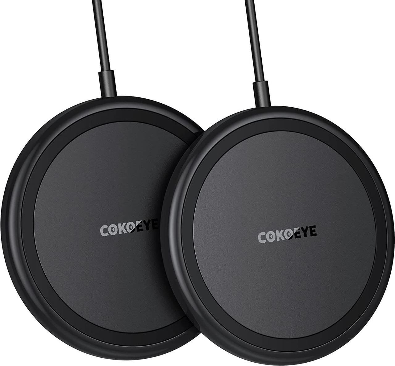 Main image of Wireless Charger 15W Max Fast Wireless Charging Pad 2-Pack Compatible with iPhone16/16Plus/16Pro /16ProMax/iPhone15/15Pro/15Plus/14/13/12/ S24 /S24Ultra/S23Ultra/S22/S21  2