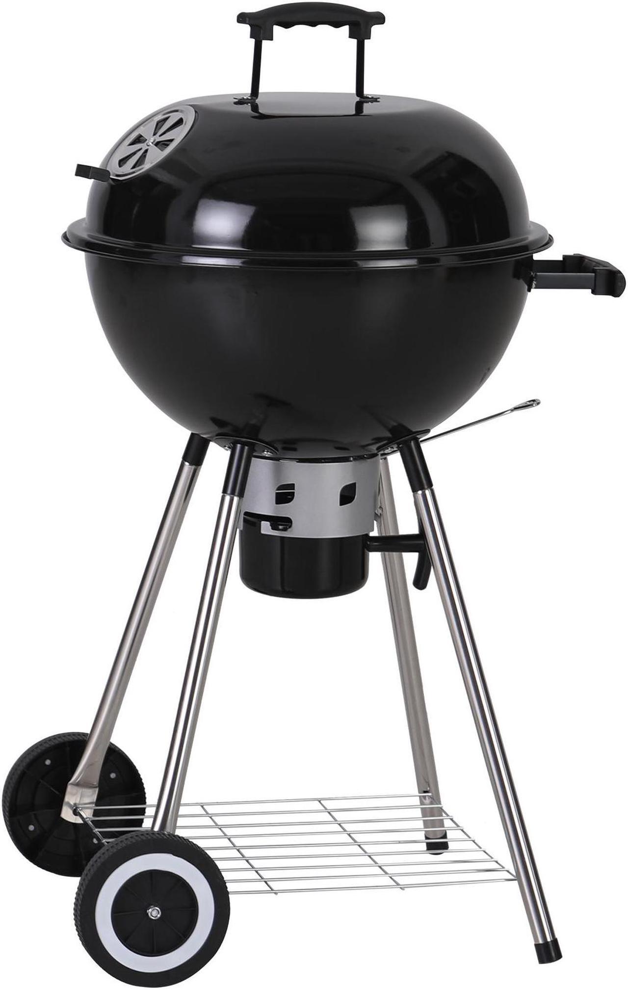 Main image of Captiva Designs Kettle Enamel Charcoal Patio Grill with Built-in Thermometer Size 2