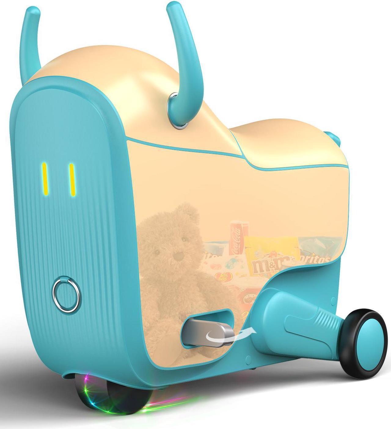 Main image of GYROOR GNU 40W Electric Trolley Suitcase Inspired Electric Ride-On Luggage for Kids ,A Fun & Practical Travel Buddy Ages 3-6-up to 5 Miles 5MPH