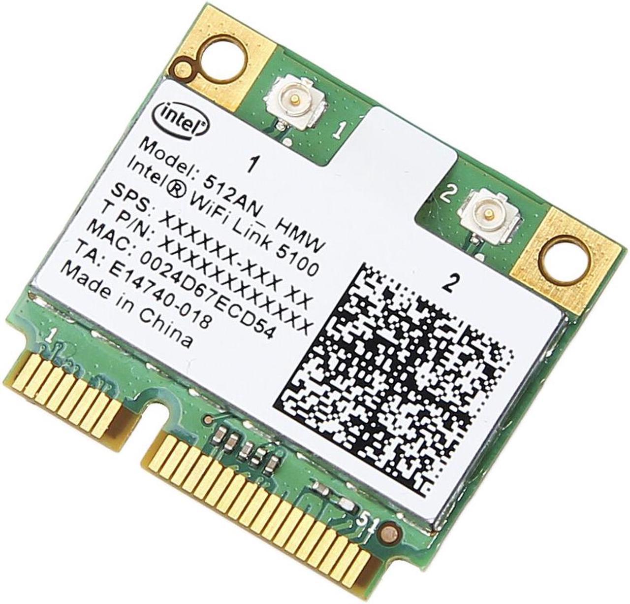 Weastlinks Dual band 300Mbps Wireless Card For Intel Wifi 5100 512AN_HMW Mini PCI-e Wlan Network Card 2.4G/5Ghz 802.11 a/g/n For Laptop