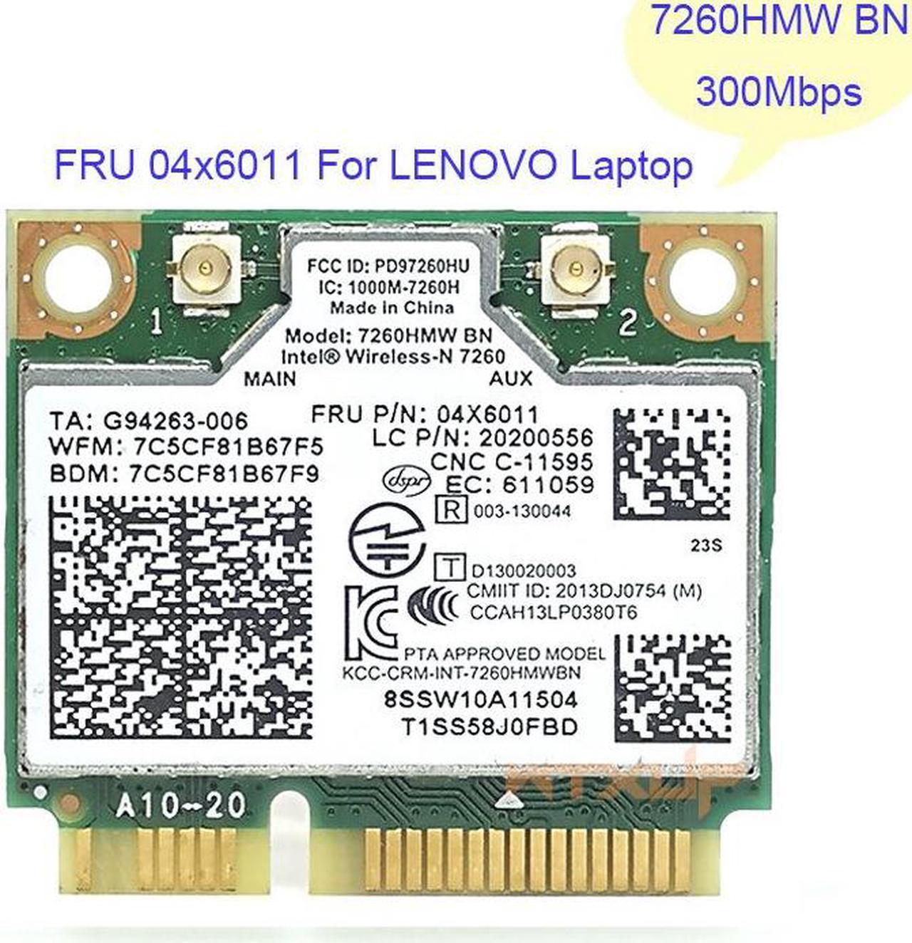 Weastlinks 7260HMW BT 4.0 MINI PCIE WLAN CARD INTEL 7260BN 04X6011 04W3815 For Lenovo K4350 K4250 B5400 M5400 M4400S S410 S310 S540