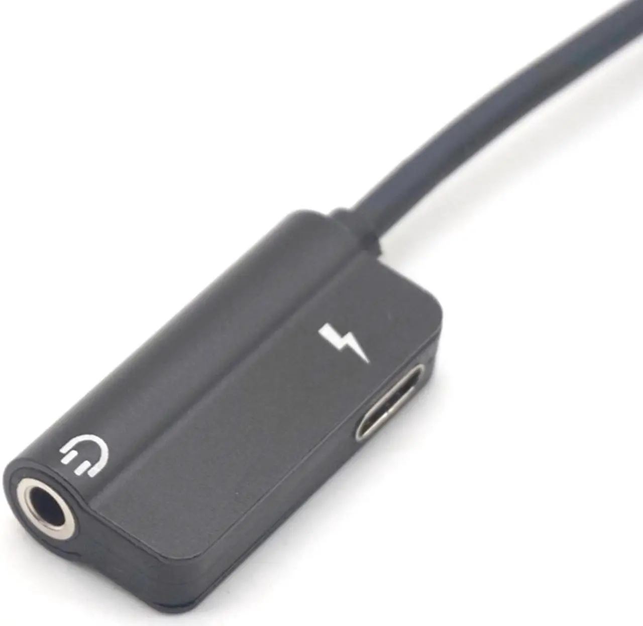 Alt view image 6 of 7 - Weastlinks 2pcs USB Type-C To 3.5mm Jack Type-C Audio Splitter Headphone Cable Earphone Aux 3.5 Adapter Charger USB-C