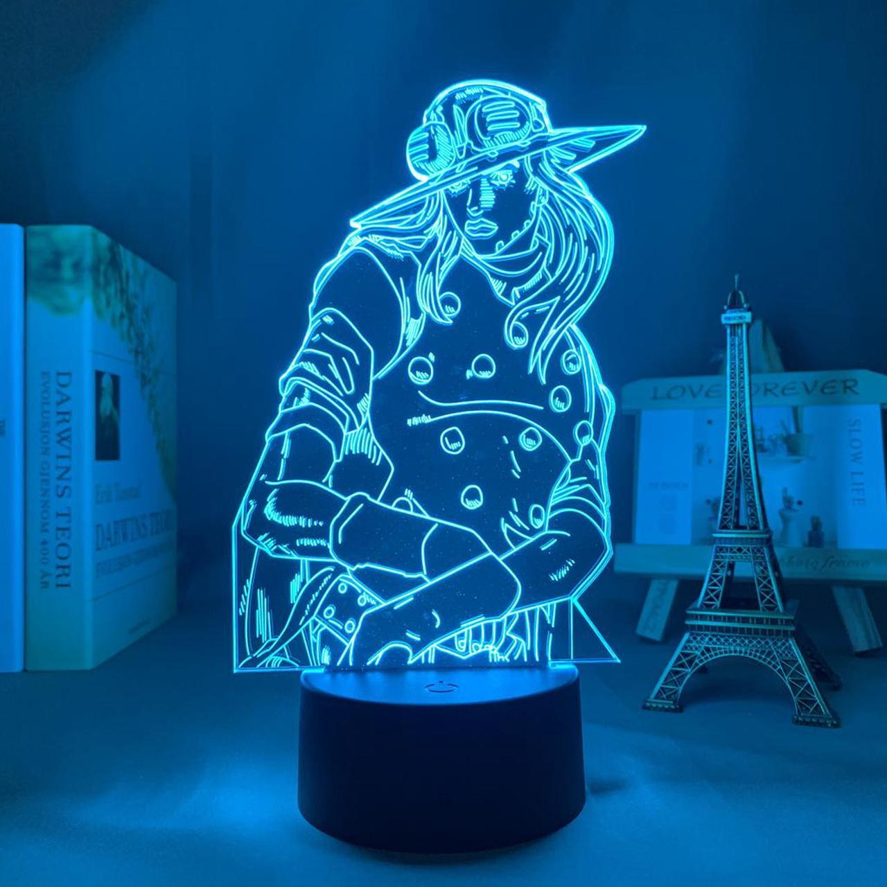 Main image of Weastlinks 3D Lamp Anime JoJo Bizarre Adventure for Bedroom Decor Light Birthday Gift Manga Jojo Figure Led Night Light Jotaro Kujo