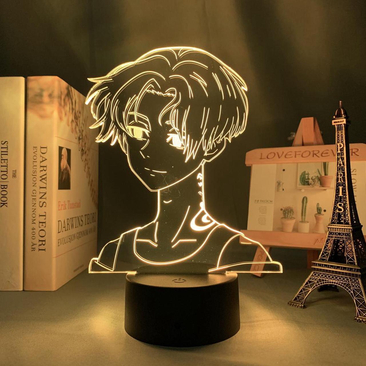 Main image of Weastlinks Led Lamp Tokyo Revengers Mikey for Child Bedroom Decor Night Light Birthday Gift Room Table Anime Tokyo Revengers 3d Light