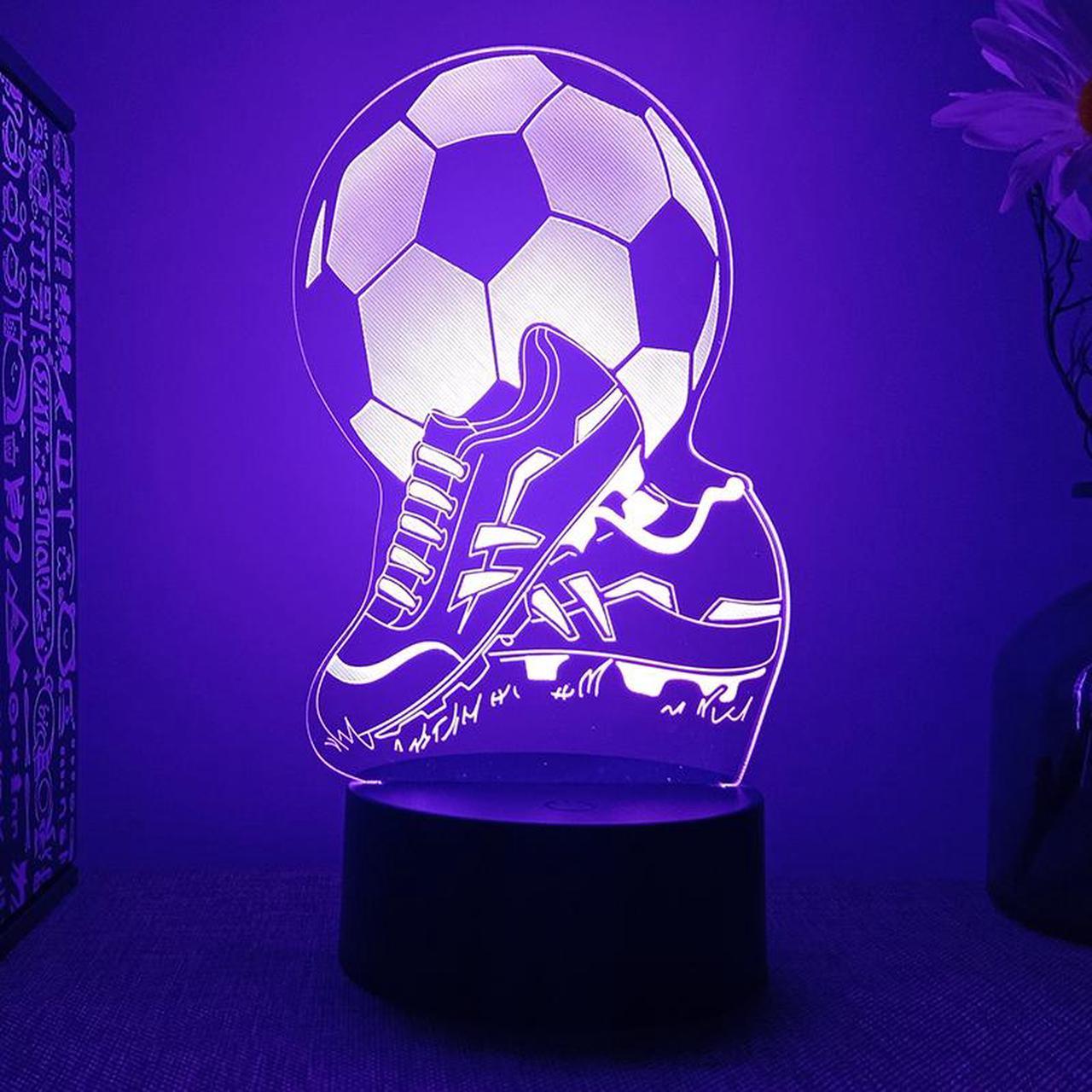 Weastlinks 2022 Football 3d Led Night Lights For Bedroom Manga Desk Lava Lamp Children's Room Decor Kids Birthday Gift