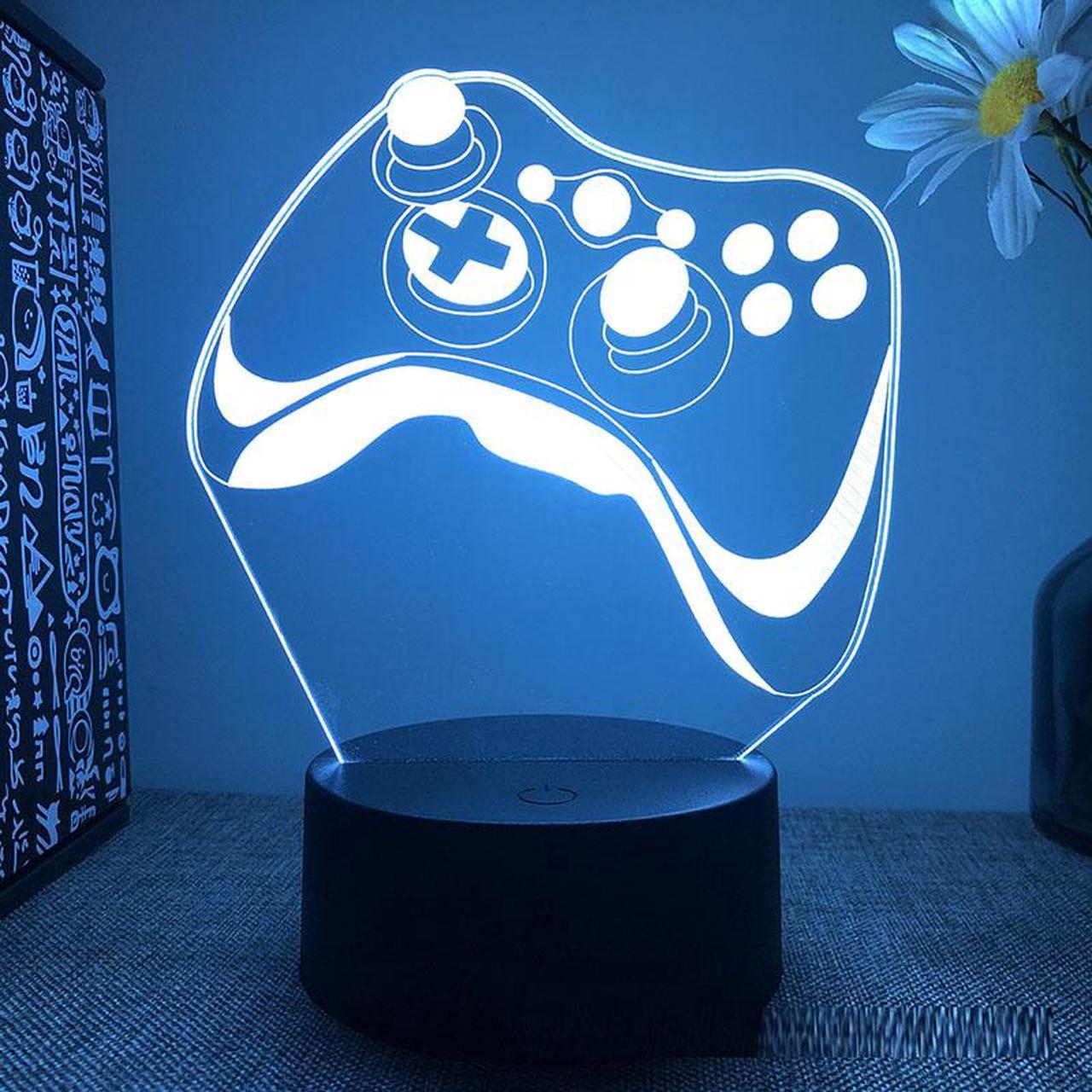 Weastlinks Gamepad Headphones Game Over Room Decoration Gaming Setup Accessories 3d Led Lamp Gamer Girl Desk Night Lights Christmas Gift