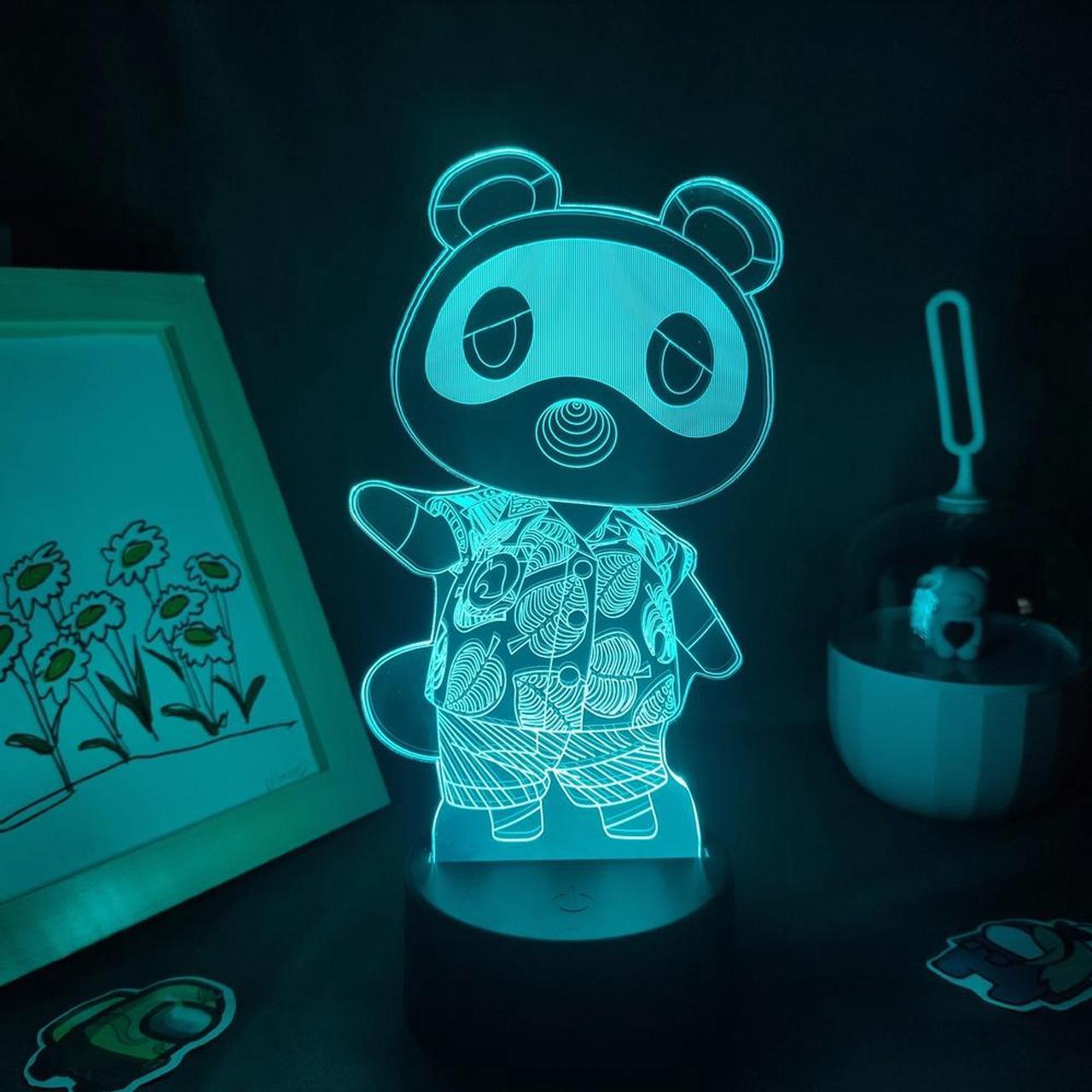 Weastlinks 16 Color Changing Animal Home Decor Setup Light USB Desk Lamp Illusion Lighting with Remote Control for Nintendo Switch Players