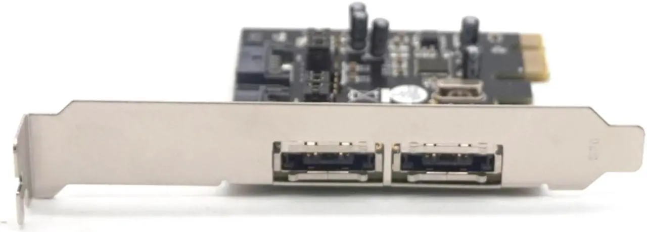 Alt view image 3 of 7 - Weastlinks 2 Port Sata 2 Port Esata 3.0 PCIE Pci-E To SATA ESATA Expansion Card Pcie Adapter Card
