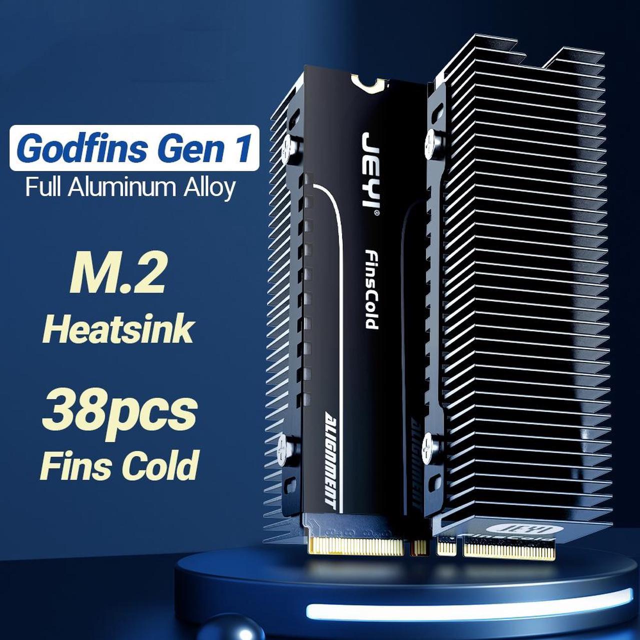 Weastlinks M.2 SSD Heatsink, Heavy Duty Aluminum Convective Heat Sink, NVME NGFF Cooler Passive Heat Sinks with Fins