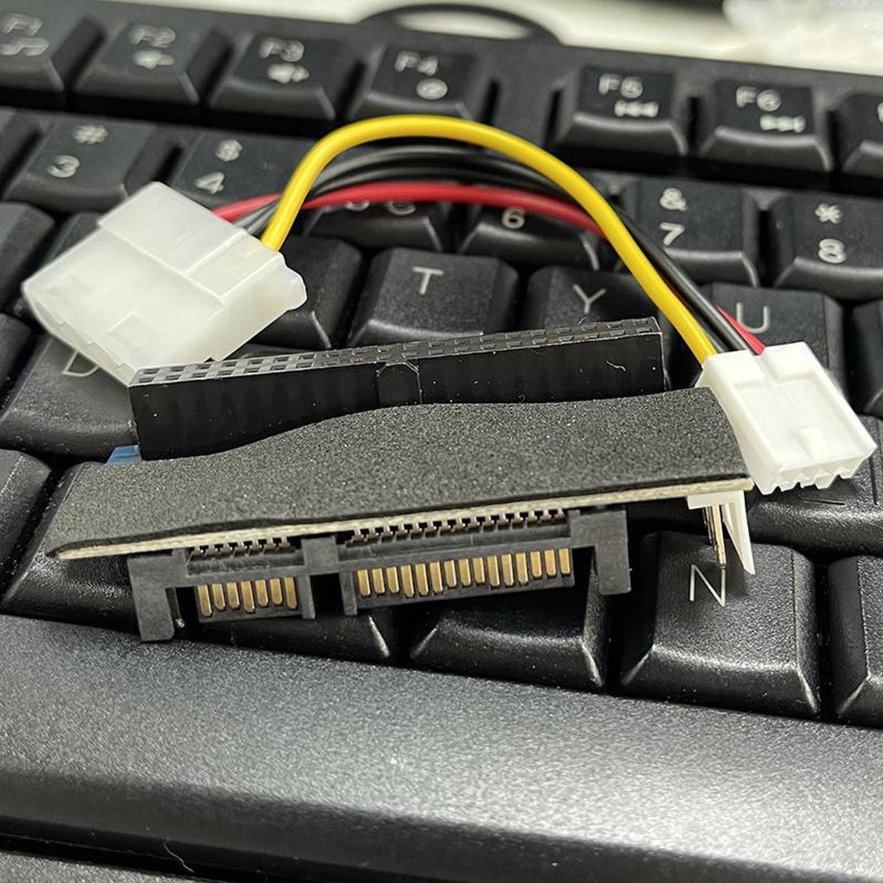Alt view image 6 of 6 - Weastlinks IDE to SATA Adapter HDD 3.5 IDE to SATA Hard Disk Converter PATA IDE 39/40Pin to SATA 22Pin Hard Drive Connector with Data Cable