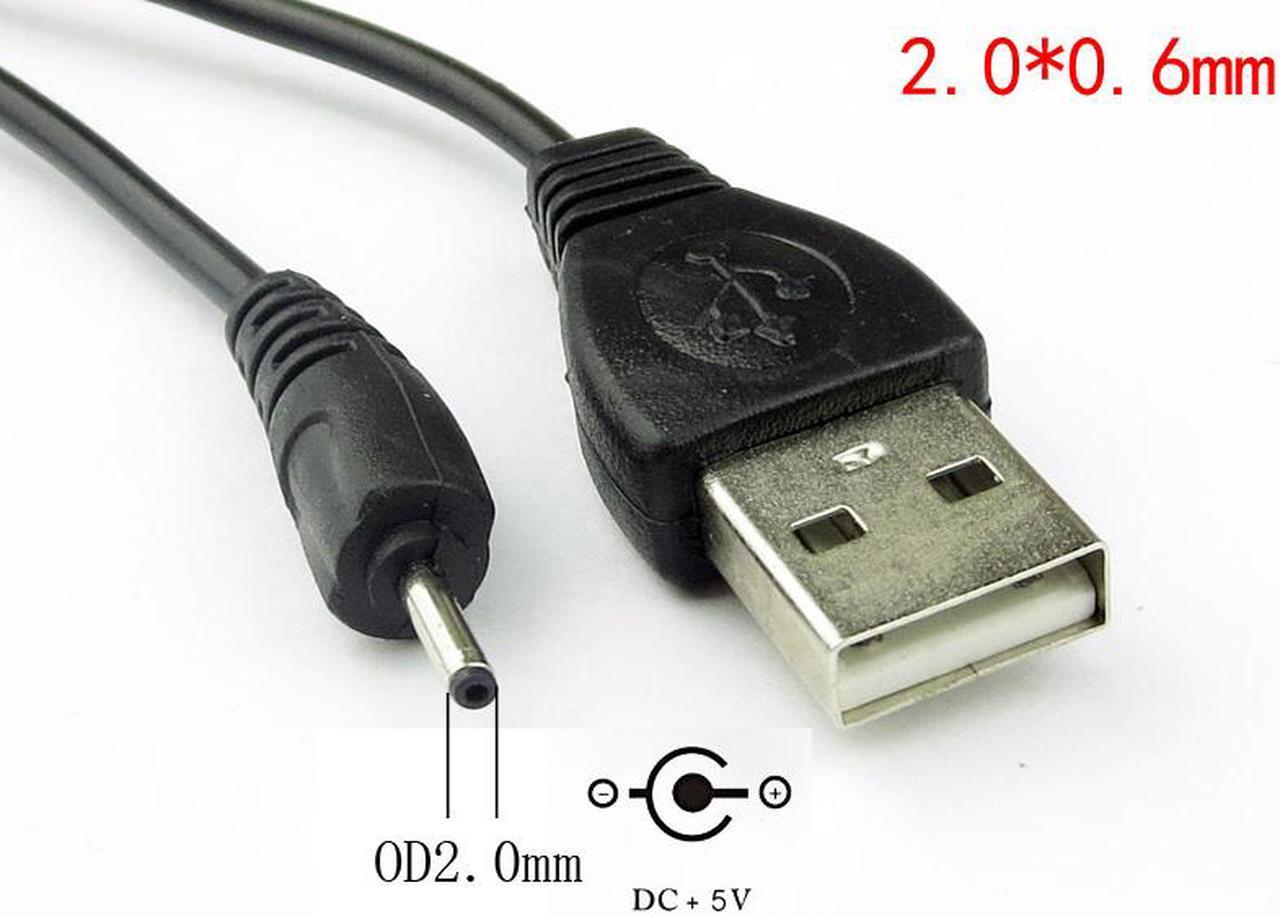 Weastlinks USB to DC Power Cable Jack USB DC 2.0*0.6mm 2.5*0.7mm 3.5*1.35mm 4.0*1.7mm 5.5*2.1mm 5V DC Barrel Jack USB Power Cable Connector