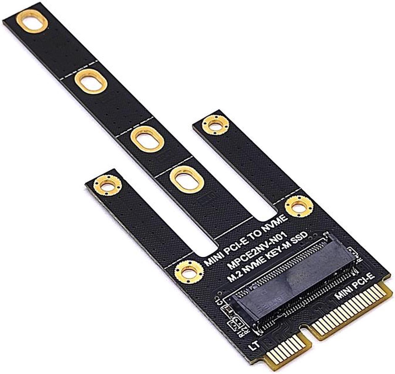 Weastlinks Mini PCIE to NVME Adapter Mini PCIE to M2 MINI PCI-E to NVME Convert Card Riser Support 2230 2242 2260 2280 NVME PCIE M.2 SSD