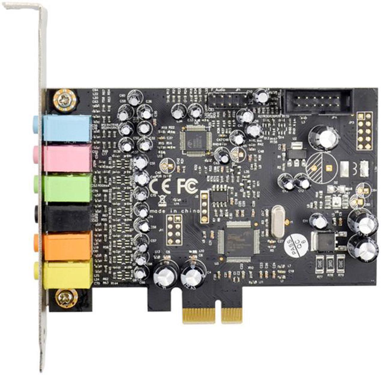 Weastlinks PCIE 7.1CH Sound Card Stereo Surround Sound PCI-E Built-In 7.1 Channel Audio Audio System CM8828