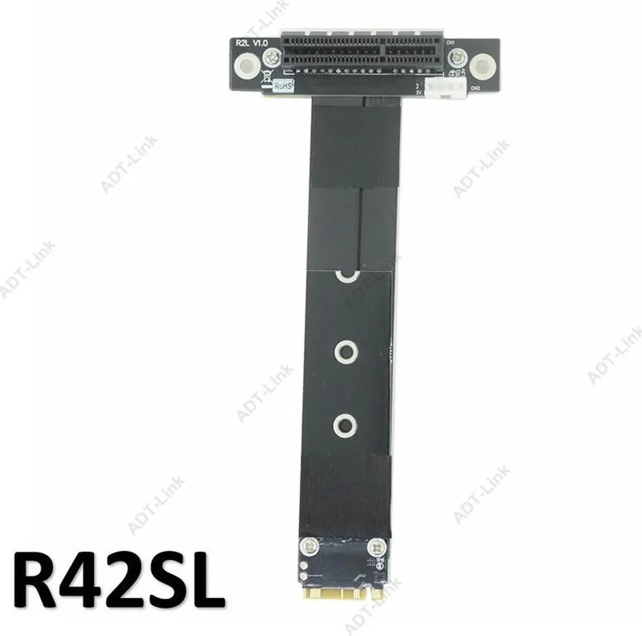 Alt view image 2 of 2 - Weastlinks PCIe x4 3.0 Extension Cable PCI Express 4x To M.2 NVMe M Key 2280 Riser Card Gen3.0 Extender Line 32G/bps