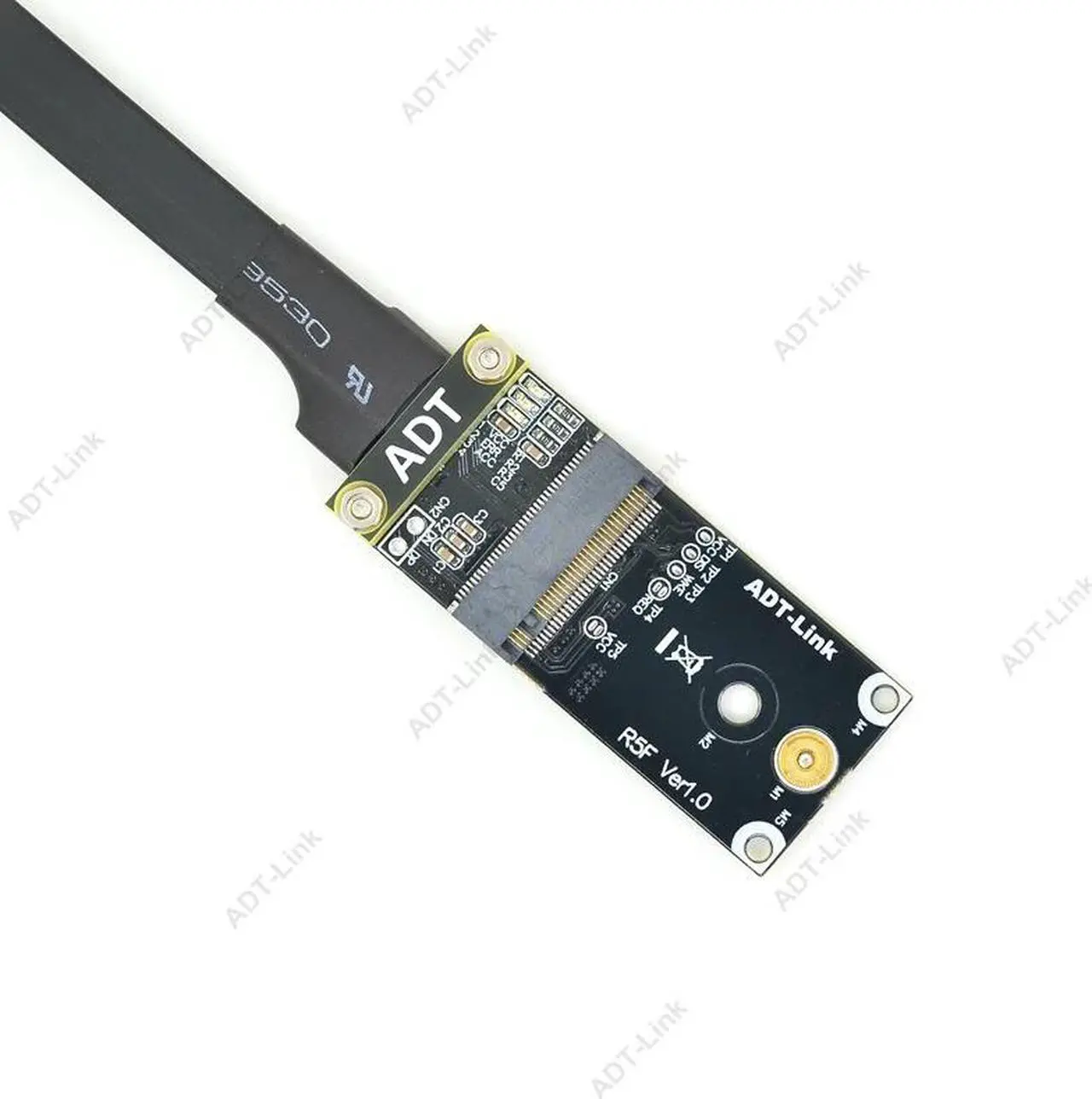 Alt view image 3 of 5 - Weastlinks M.2 NGFF NVMe To M.2 WiFi Key A E extender Extension Cable M.2 NGFF NVMe to mini PCIe Mpcie