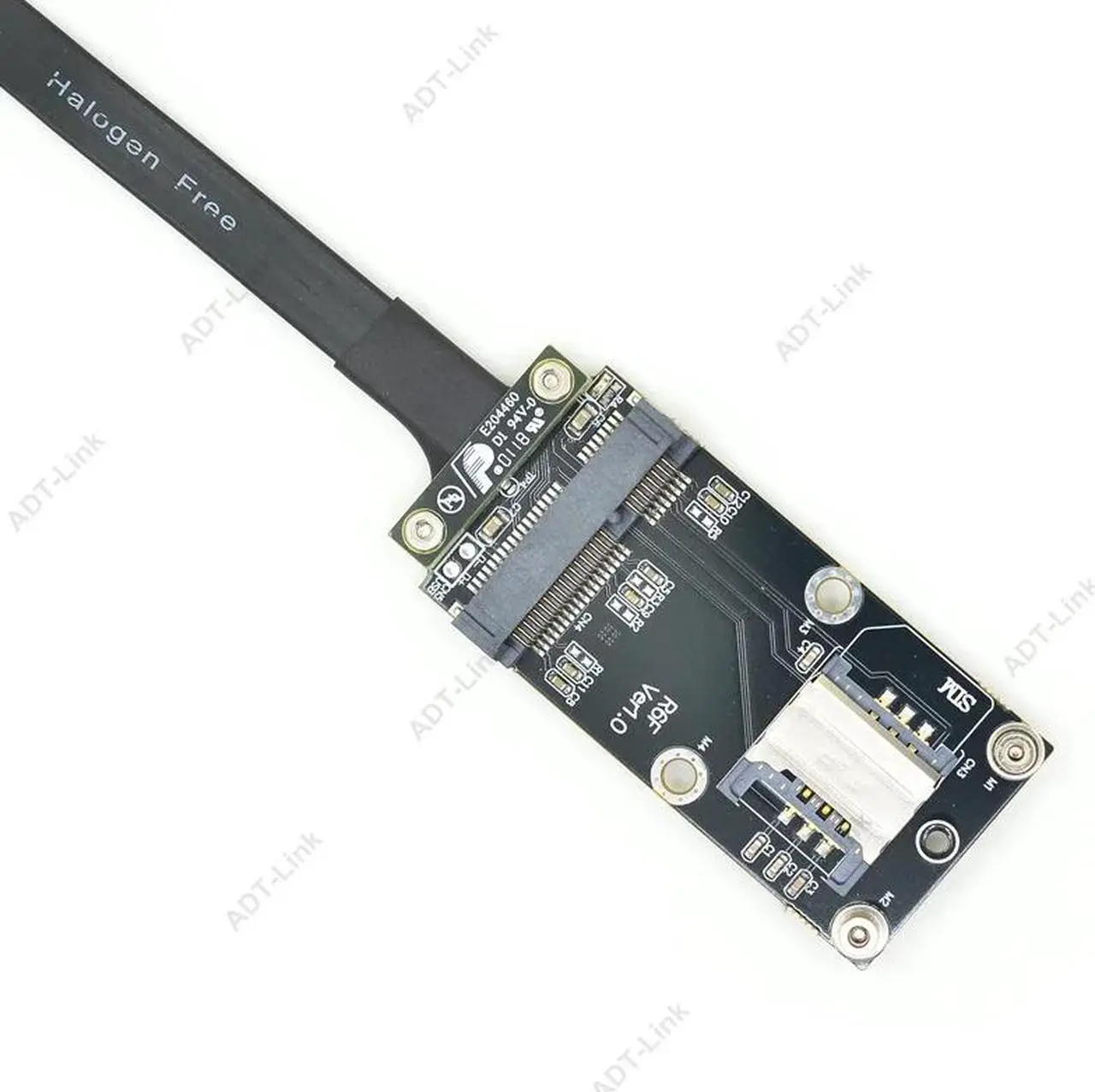 Alt view image 2 of 5 - Weastlinks M.2 NGFF NVMe To M.2 WiFi Key A E extender Extension Cable M.2 NGFF NVMe to mini PCIe Mpcie